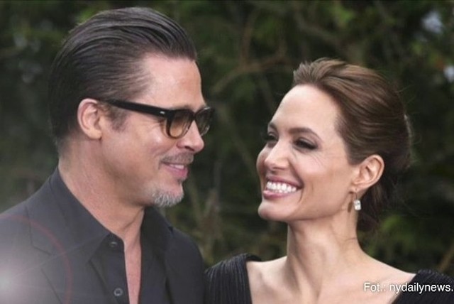 Brad Pitt i Angelina Jolie (fot. Agencja TVN/x-news)