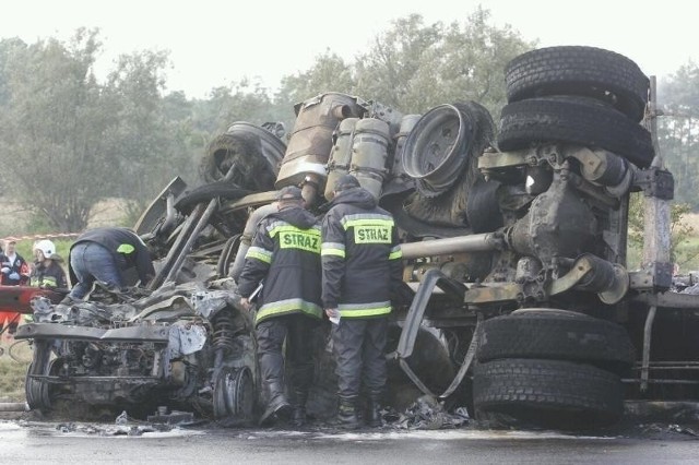 Wypadek karetki i cysterny