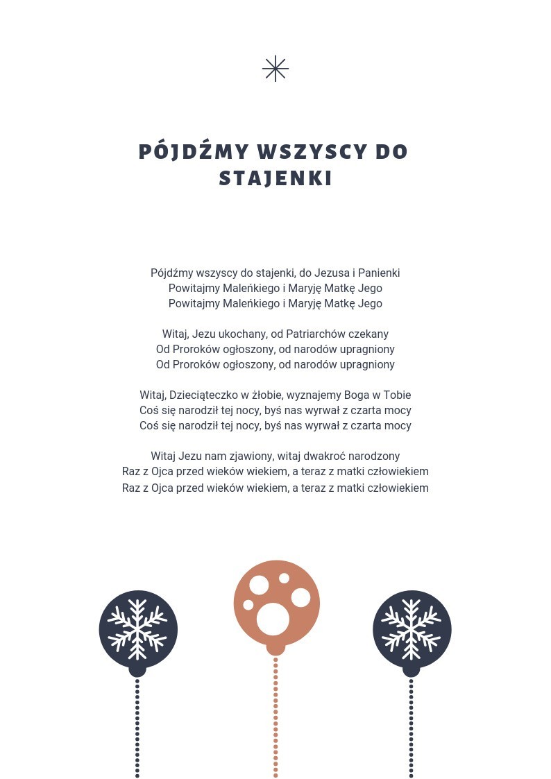 Kolędy na święta: śpiewnik z tekstami do druku. Znane kolędy w pięknej oprawie. Pobierz i wydrukuj [PDF] lub wykorzystaj online