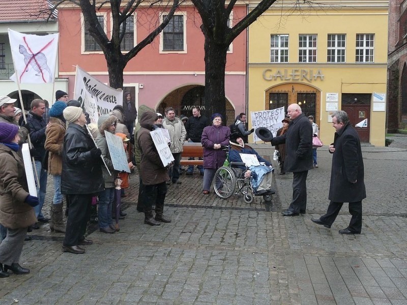 Protest w Stargardzie przeciwko fermie norek