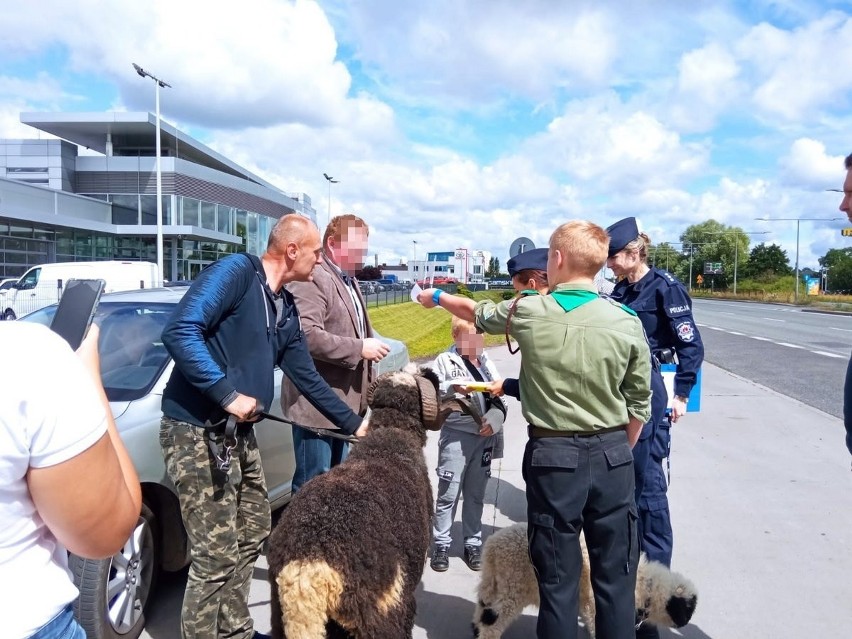 Policjanci kontrolowali prędkość, z jaką poruszają się...