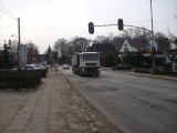 Protest na trasie 222 w Trąbkach Wielkich