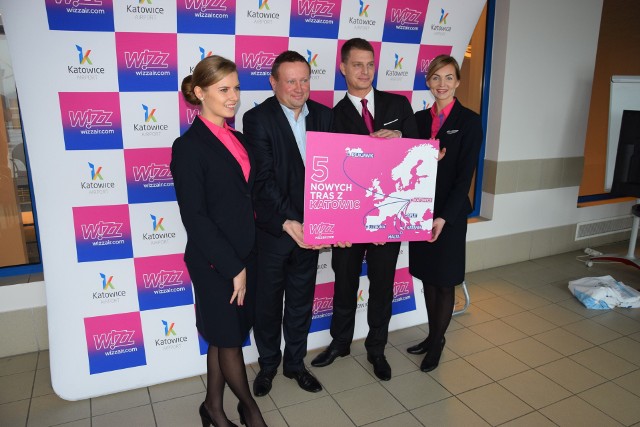 5 nowych tras z Katowice Airport dzięki liniom Wizz Air