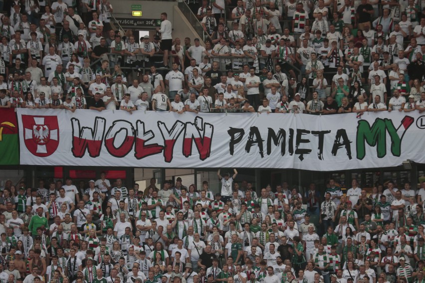 Kibice na meczu Legia Warszawa - ŁKS Łódź