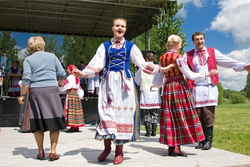 W tym roku na terenie skansenu odtworzone zostały zwyczaje...