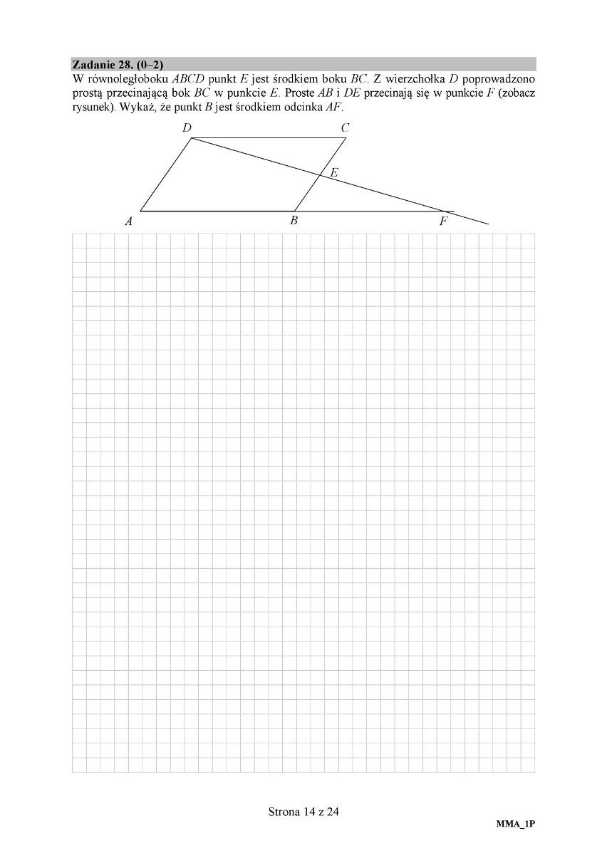 Matura POPRAWKOWA MATEMATYKA 2018: Ciągi i...