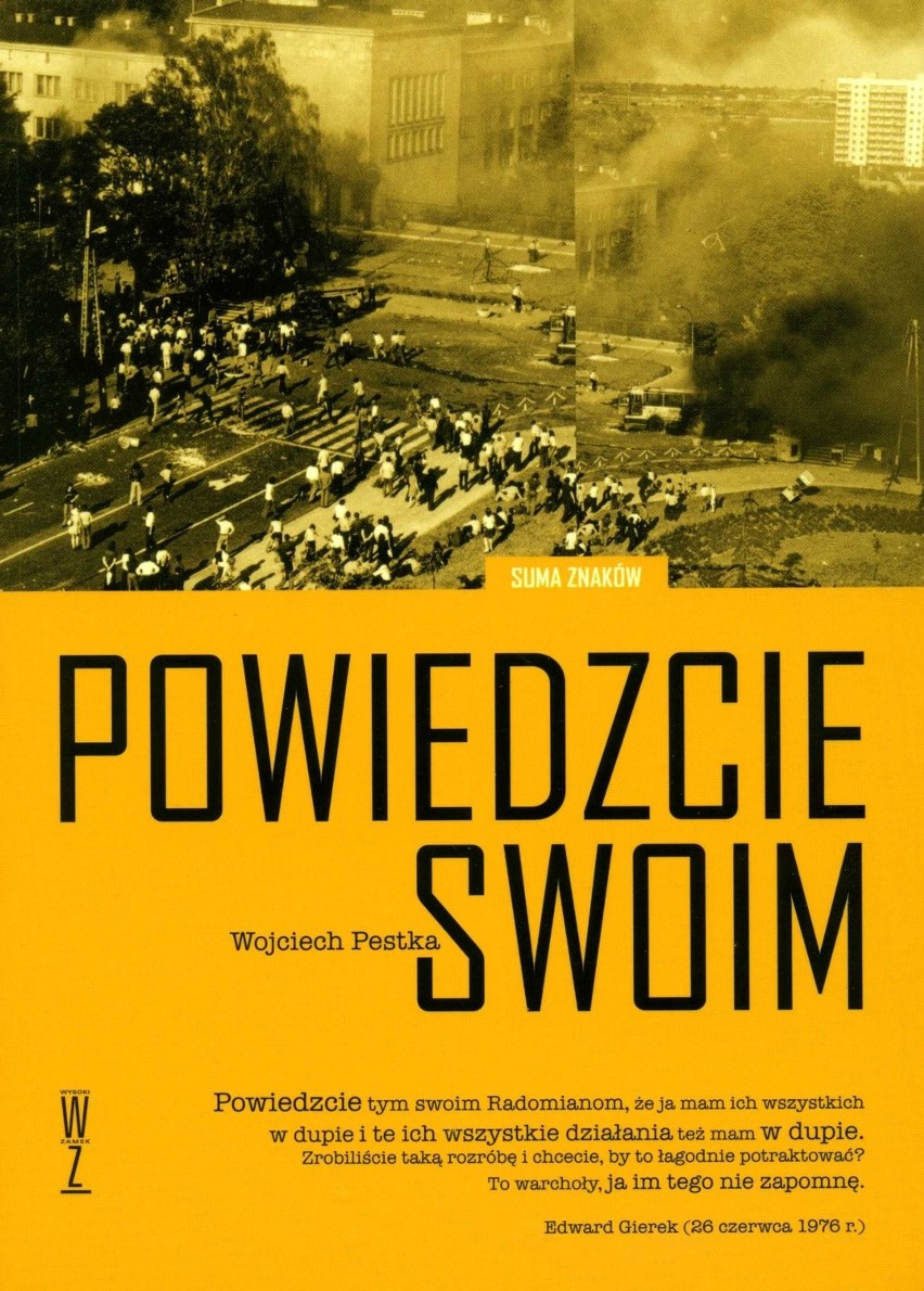 Powiedzcie swoim” (Kraków 2013), to najnowsza powieść...