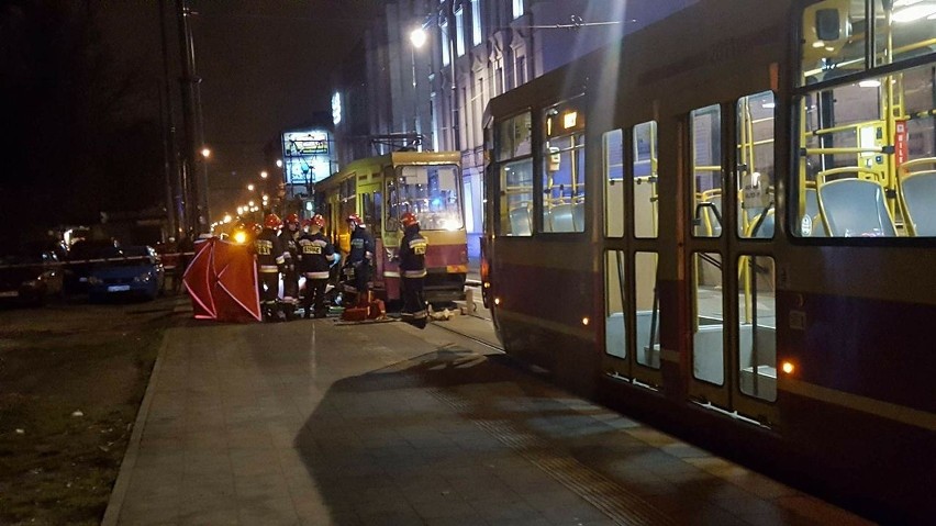 Tragiczny wypadek na Kilińskiego! Tramwaj śmiertelnie potrącił pieszego! Utrudnienia w ruchu tramwajowym [zdjęcia]