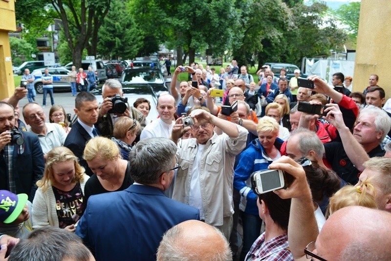 Prezydent Bronisław Komorowski dziękował w Wiśle za pięć lat...