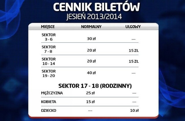 Cennik biletów na najbliższe mecze Pogoni Szczecin.