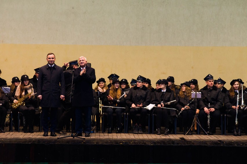 Prezydent Andrzej Duda spotkał się z mieszkańcami Hajnówki