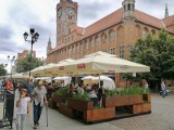 Starówka w Toruniu bez ogródków. Czy wrócą w tym roku?