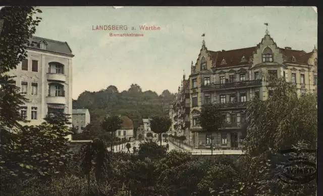 Tak kiedyś prezentował się Gorzów - wtedy Landsberg. Niezwykłe widokówki sprzed lat