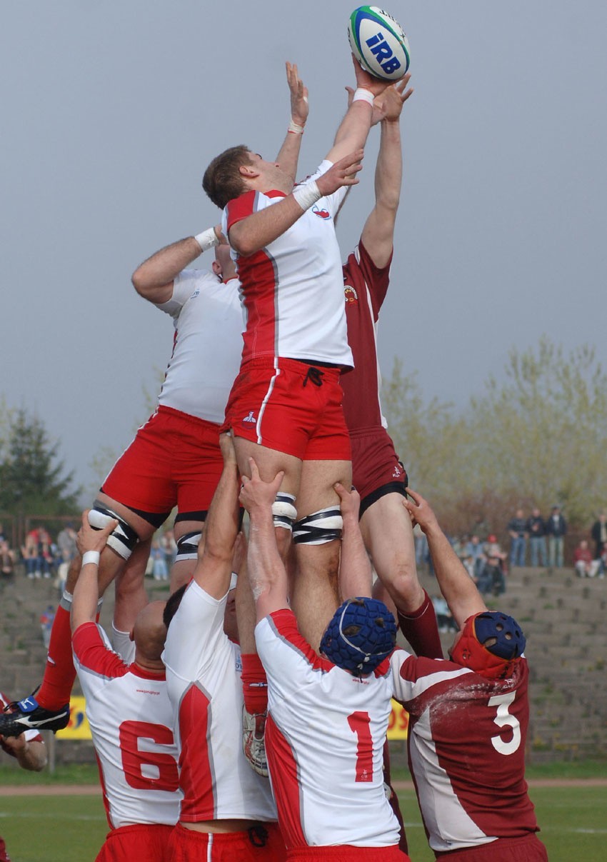 Mecz rugby Polska - Łotwa w Koszalinie. Zobacz archiwalne zdjęcia