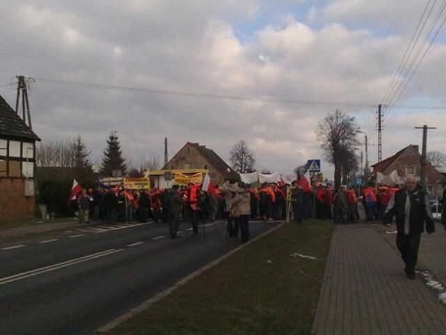 Policja przygotowała objazdy trasą Sławsko - Staniewice - Wrześnica.