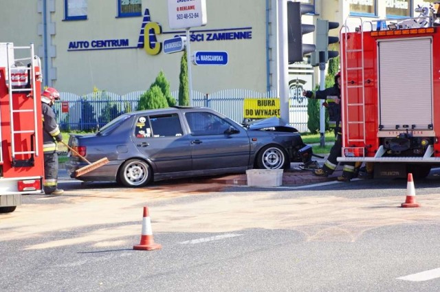 Wypadek w Kaliszu: Dwoje dzieci trafiło do szpitala