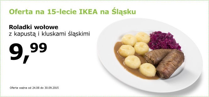 Ikea w Katowicach serwuje śląskie rolady