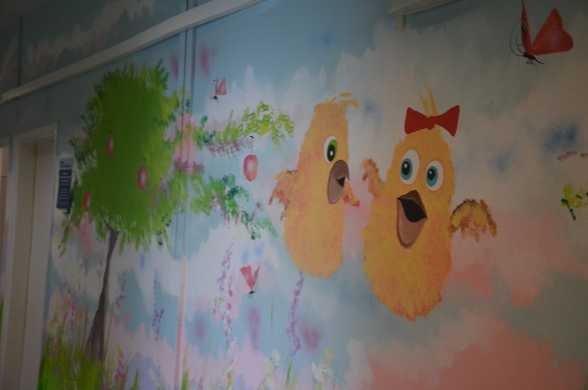 SUCHA BESKIDZKA. Oddział pediatryczny w suskim szpitalu jest pełen kolorowych obrazów [FOTO]