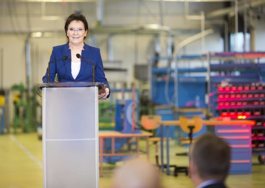 Premier Ewa Kopacz w Fabryce Broni w Radomiu