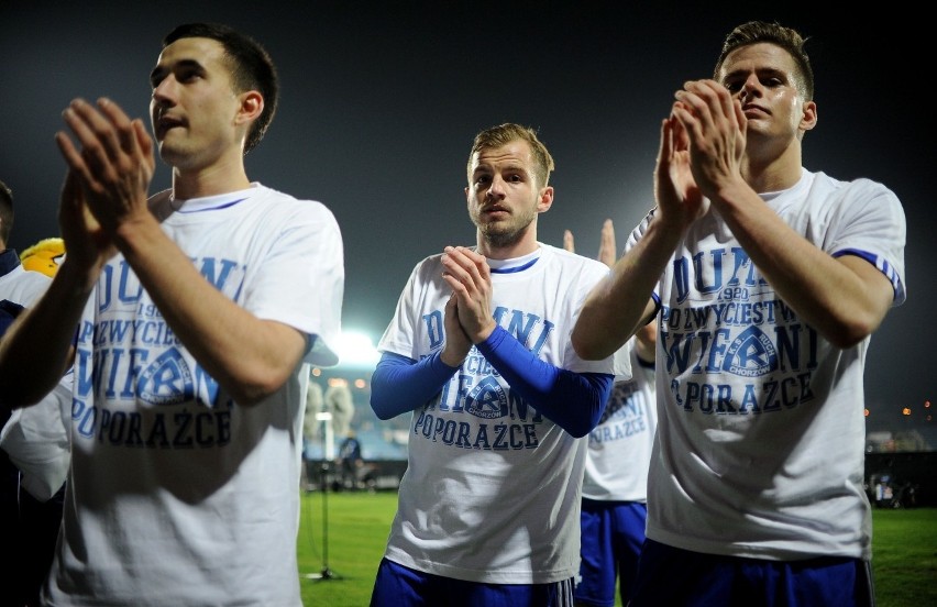 Kibice po czasie meczu Ruch - Legia podarowali piłkarzom...