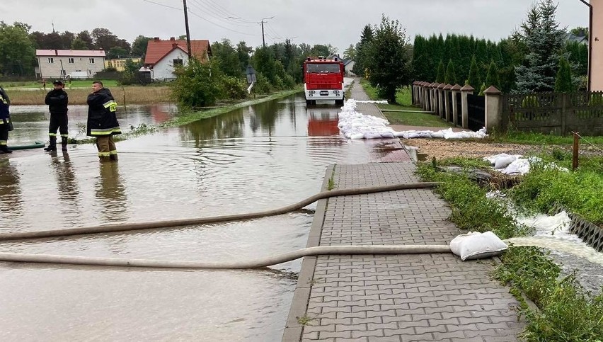 Ulewy i deszcze w powiecie pińczowskim. 120 interwencji straży pożarnej
