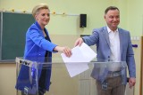 Prezydent Andrzej Duda oddał głos w wyborach do Parlamentu Europejskiego [ZDJĘCIA]