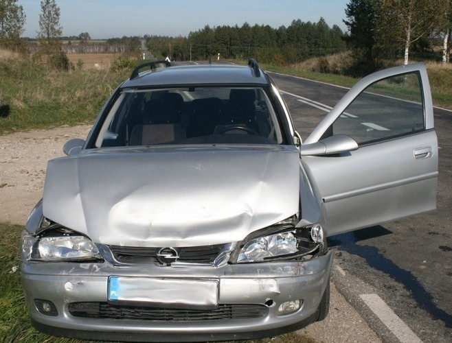 Uszkodzony opel vectra