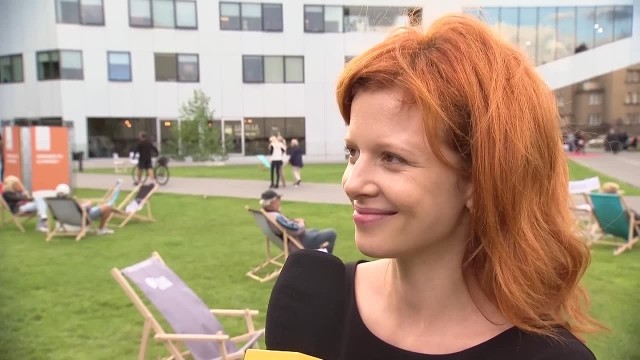 Karolina Gruszka na festiwalu w Gdyni.fot. Dzień dobry TVN/x-news