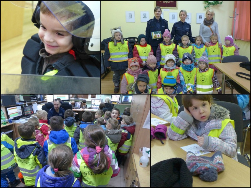 Mikołajkowe "dni otwarte" dla przedszkolaków na komendzie w Żarach (zdjęcia)