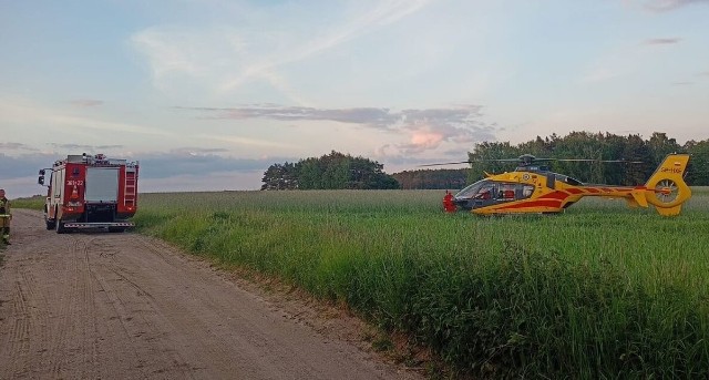 Ze wstępnych ustaleń wynika, że na łuku drogi konie spłoszyły się z nieznanego powodu i zaprzęg uderzył w tył zaparkowanego w tym miejscu samochodu. Siła uderzenia wyrzuciła bryczkę z drogi do rowu ze wszystkimi osobami siedzącymi w zaprzęgu.Przejdź do kolejnego zdjęcia --->