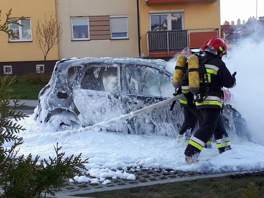 W pożarze na osiedlu Przybyszówka w Rzeszowie spłonął...