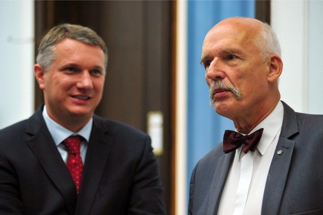 Przemysław Wipler i Janusz Korwin-Mikke