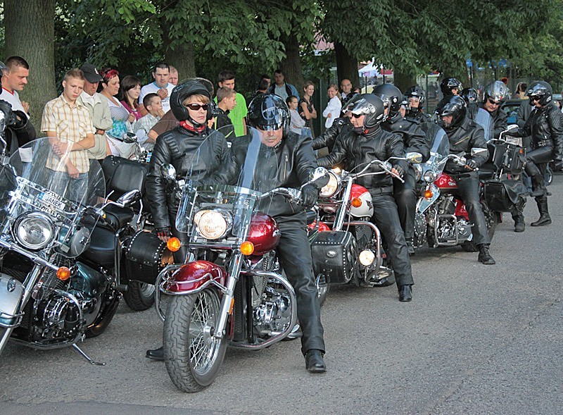 Zlot motocyklów w Łasinie