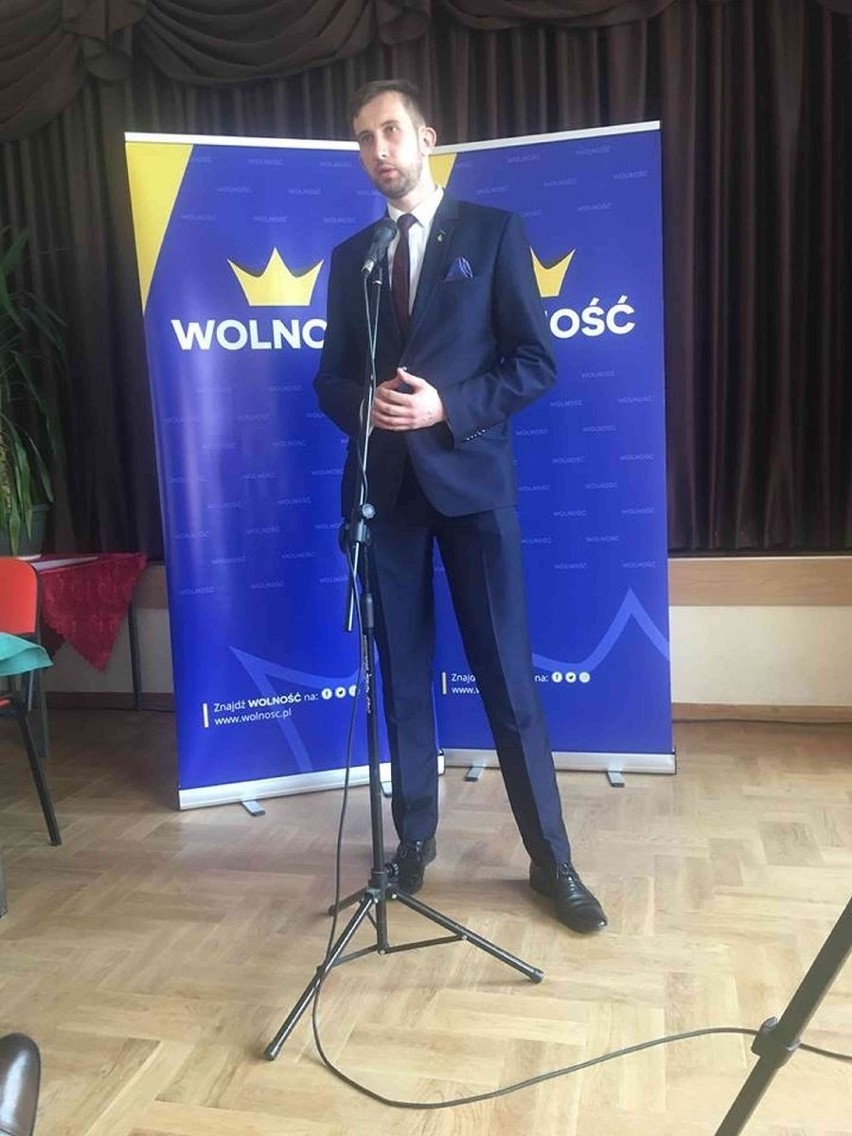 Janusz Korwin Mikke o gospodarce i Unii Europejskiej w Starachowicach