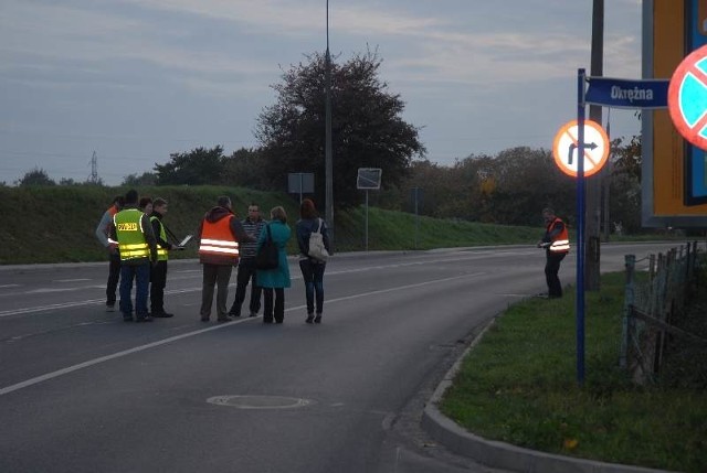 Na ulicy Wojska Polskiego przeprowadzony został eksperyment procesowy.