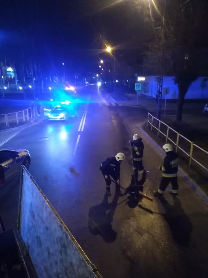 Hajnówka: Zderzenie samochodów osobowych na ul. Stefana Batorego [ZDJĘCIA]