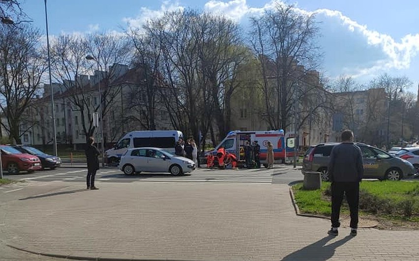 Wypadek na al. Piłsudskiego w Białymstoku. Potrącony...