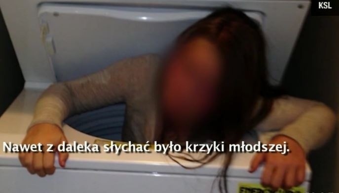 11-latka utknęła w pralce, gdy bawiła się w chowanego