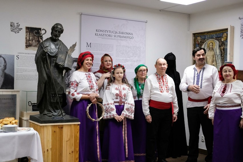 Władze Supraśla, duchowieństwo i społeczność ukraińska na...