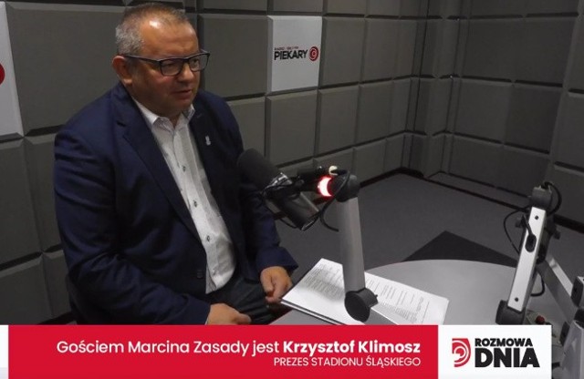 Krzysztof Klimosz, prezes Stadionu Śląskiego GOŚĆ DZ i RADIA PIEKARY