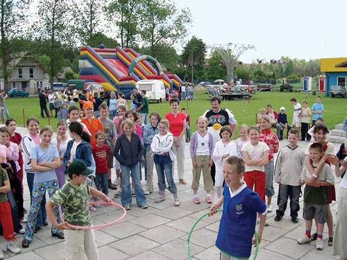 Mieszkańcy gminy mogli uczestniczyć w wielu zabawach sportowych i tanecznych