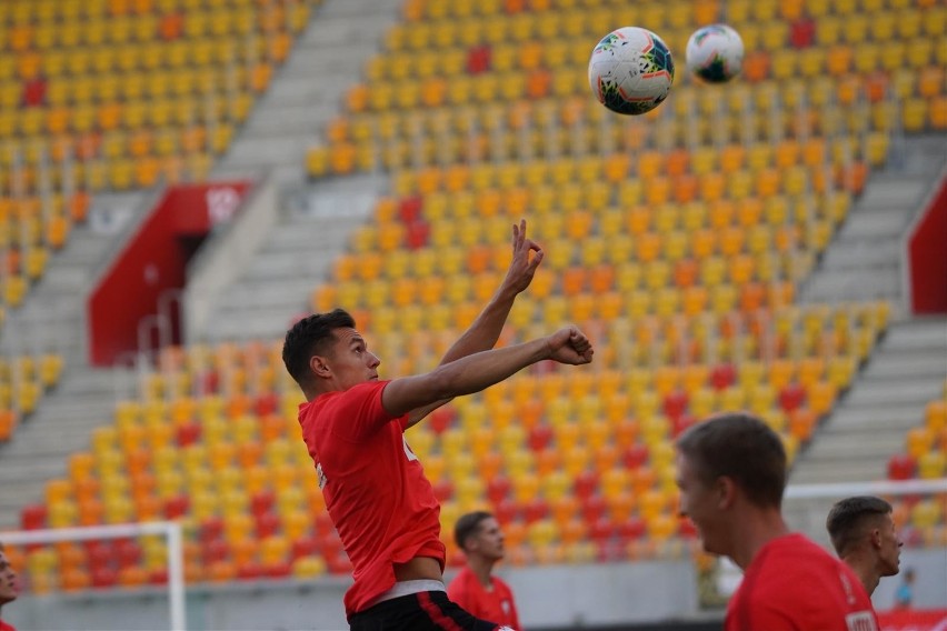 Reprezentacja Polski U21 trenowała na Stadionie Miejskim w...