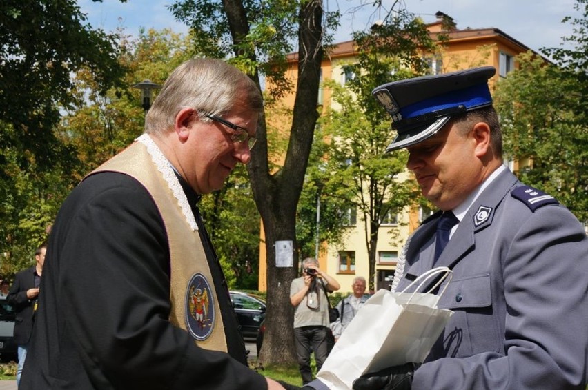 Wmurowanie kamienia węgielnego pod budowę komisariatu w...