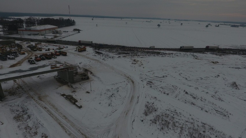Budowa drogi ekspresowej S8 w okolicach Ostrowi Mazowieckiej