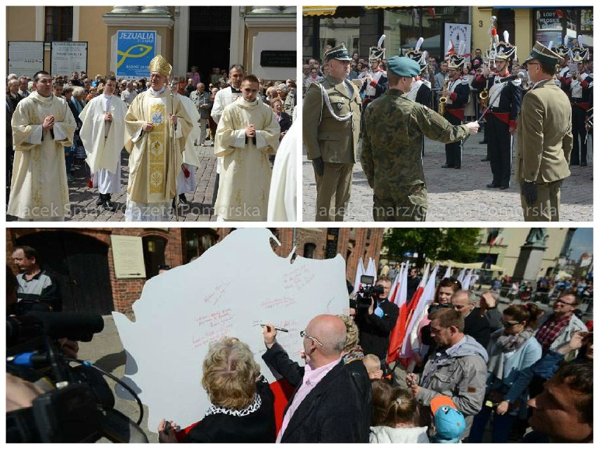 Obchody uchwalenia Konstytucji 3 Maja w Toruniu [zdjęcia]