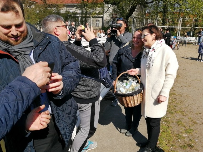 W niedzielę w parku Wilsona z poznaniakami spotkała się Ewa...