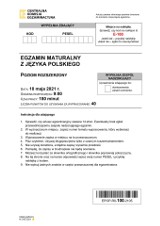 Matura rozszerzona POLSKI 2021 - rozprawka i analiza wierszy. Wiemy jakie były tematy na maturze rozszerzonej z polskiego 19.05.2021