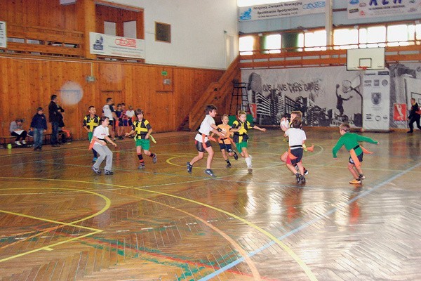 Mecze młodych rugbistów były bardzo zacięte