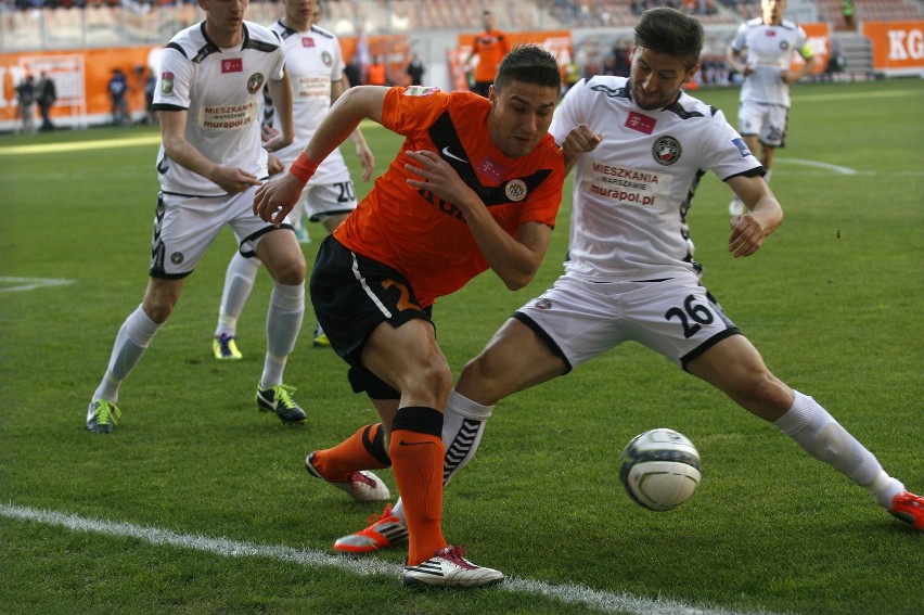 Ekstraklasa: KGHM Zagłębie Lubin - Polonia Warszawa 0:0 [ZDJĘCIA]