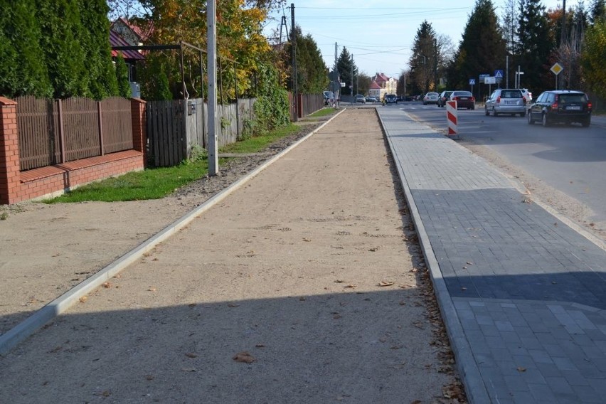W Ostrowi Mazowieckiej trwa budowa sieci ścieżek rowerowych...
